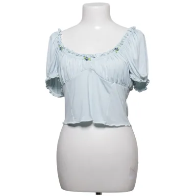 Crop top (Blue) from Urban Outfitters Elastane, Polyester
