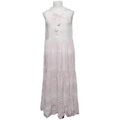 Maxikjole (Pink, Hvid) fra Rough & Rose Viscose