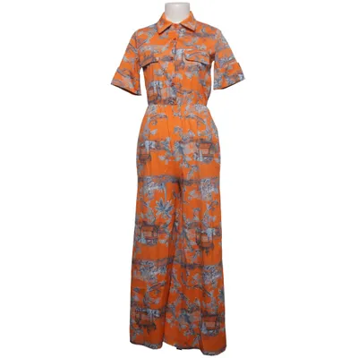 Jumpsuit (Oranje, Blauw) van Garconne Katoen, Elastaan