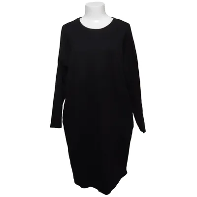Dress (Black) from Silver Cotton, Elastane, Modal