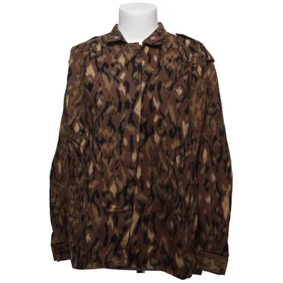 Blouse (Bruin, Zwart, Beige) van Jean Claude Katoen, Modal