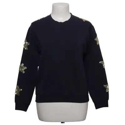 Sweatshirt (Bleu, Or) de Lewis Melly Coton, Élasthane, Polyester