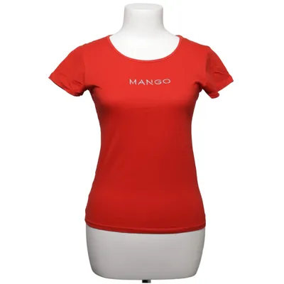 T-shirt (Rood) van Mango Basics