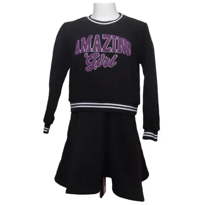 Klänning (OKKG87779AK) från Koton Kids Bomull, Polyester