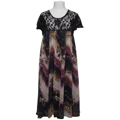 Kjole (Sort, Flerfarvet) fra Lovedrobe Elastan, Polyamid, Polyester