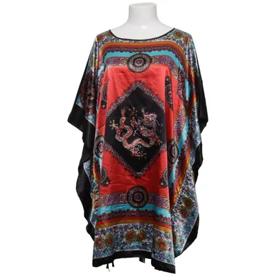 Kaftan (Svart, Flerfärgad) från Yuxin Silke