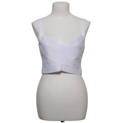 Crop top (Blanc) de Tiger Mist Élasthane, Polyester