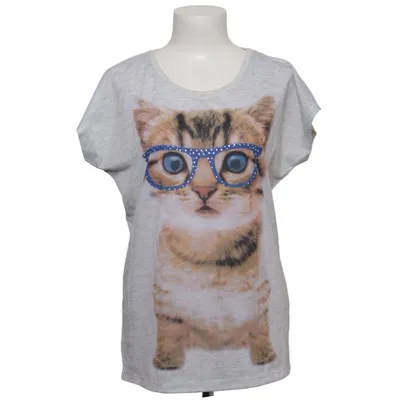 T-shirt (Grijs) van Amy Vermont Katoen, Polyester