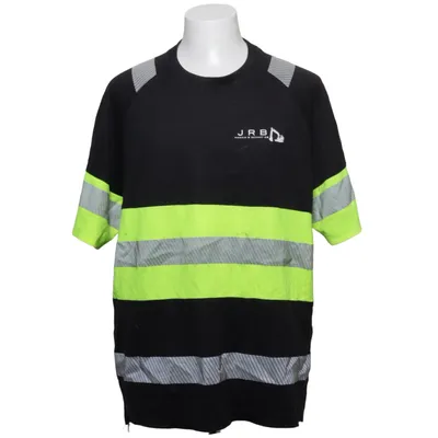 T-shirt (Black, Yellow) from Gesto Cotton, Recycled polyester
