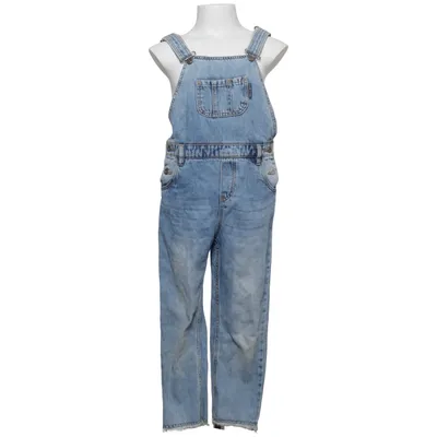 Hängselbyxor (Blå) från Polarn O. Pyret Bomull