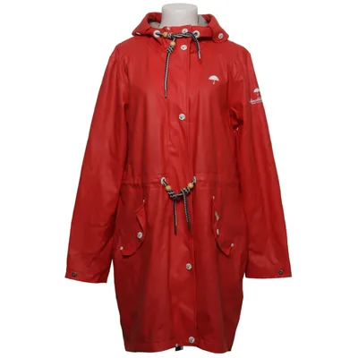 Raincoat (Red) from Schmuddelwedda Cotton, Polyester, Polyurethane