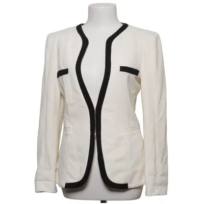 Blazer (White, Black) from Three Seasons Polyester, Viscose