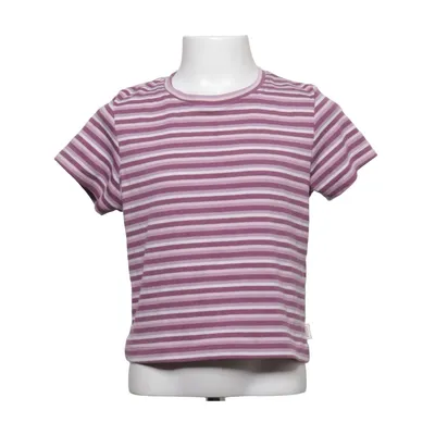 T-shirt (Lila, Vit) från Warp Bomull, Elastan, Polyester