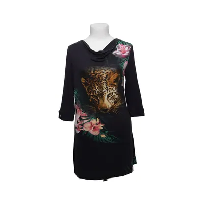 Robe (Gris, Multicolore) de VA Milano Élasthane, Viscose