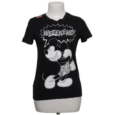 T-shirt (Noir) de Disney Mickey Mouse Coton