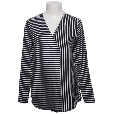 Blouse (Zwart, Wit) van Thought Elastaan, Organisch katoen