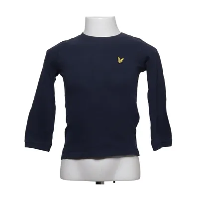 Langærmet t-shirt (Blå) fra Lyle & Scott Junior Bomuld