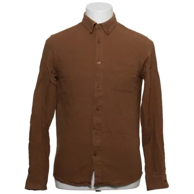 Overhemd (Bruin) van Knowledge Cotton Apparel Organisch katoen