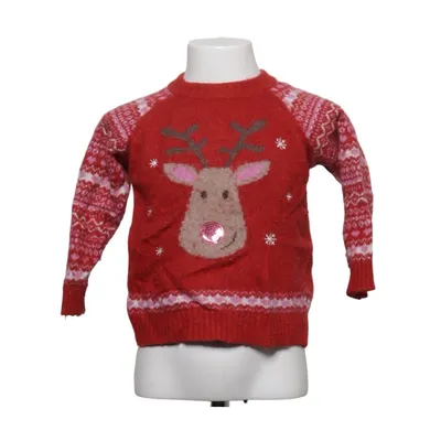 Pull de Noël (Rouge, Multicolore) de Jojo Maman Bébé Cachemire, Polyamide, Viscose, Laine