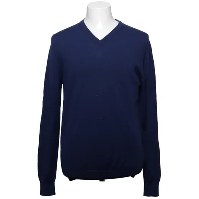 Pullover (Blue) from Lindbergh Merino wool