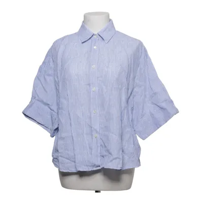 Short sleeve shirt (Blue, White) from Repeat Linen