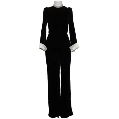Jumpsuit (Zwart) van Sandro Elastaan, Polyamide, Polyester, Viscose