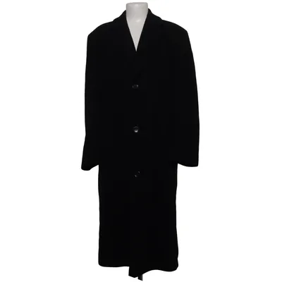 Coat (Black) from Hugo Boss Wool