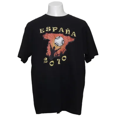 T-shirt (Black, Multicolored) from Anvil Cotton