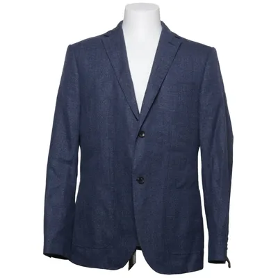 Kavaj (Blå) från Riley Bomull, Linne, Polyester, Viskos, Ull