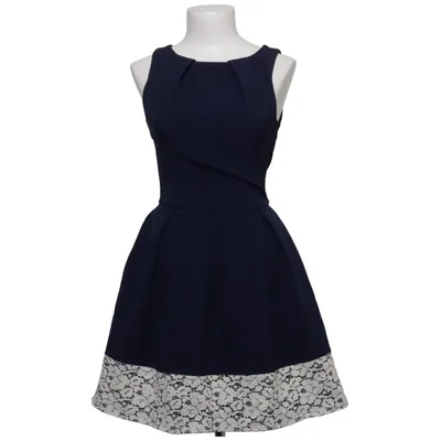Dress (Blue, White) from Closet Cotton, Elastane, Polyamide, Polyester