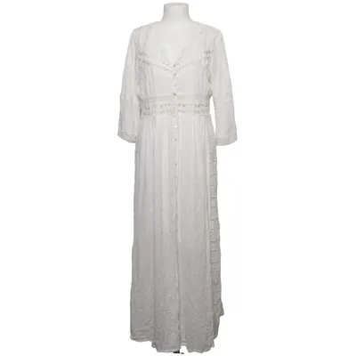 Strandkleid (Weiß) von Vintage Stories Baumwolle, Modal, Viskose