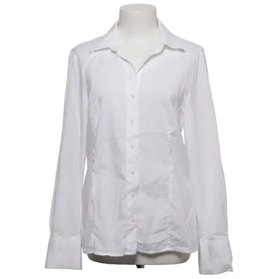 Chemise (Blanc) de Kello Coton, Élasthane