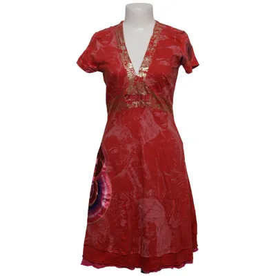 Kleid (Rot, Pink, Mehrfarbig) von Desigual Baumwolle