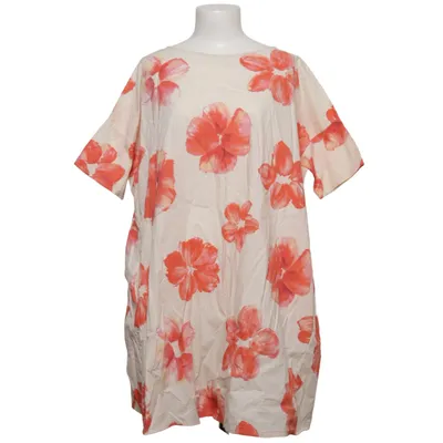 Kjole (Beige, Rød) fra Liviana Conti Bomuld, Elastan