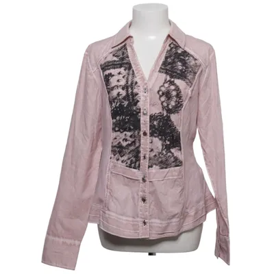 Blus (Rosa, Svart) från Biba Bomull, Elastan