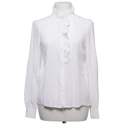 Blouse (White) from Sézane Polyester, Silk