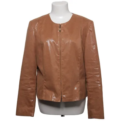 Jacket (Brown) from Shann by Pola Polyester