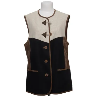 Väst (Svart, Beige, Brun) från Meico Bomull, Linne, Polyamid, Polyester, Viskos
