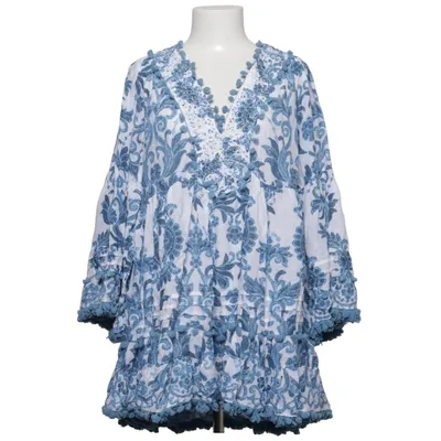 Robe (Bleu, Blanc) de Leoni Al Sole Coton