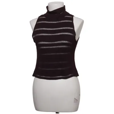 Pull sans manches (Violet) de Sarah Pacini Acrylique, Laine de mouton, Polyamide, Viscose