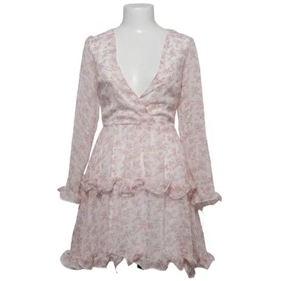 Klänning (Vit, Rosa) från Dennis Maglic Bomull, Polyester