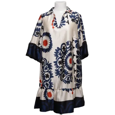 Dress (White, Blue, Red) from Elsta by CSN Polyester