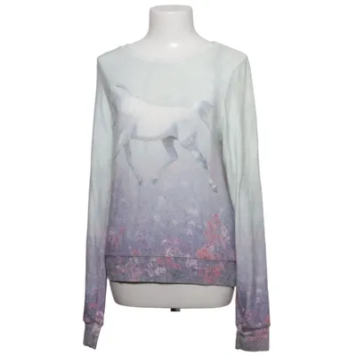 Sweatshirt (Hvid, Lilla, Flerfarvet) fra Wildfox Elastan, Polyester, Viscose