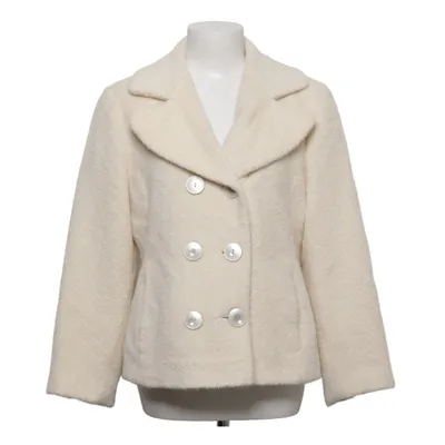 Pea coat (Beige) from Novelti Alpaca wool, Polyamide