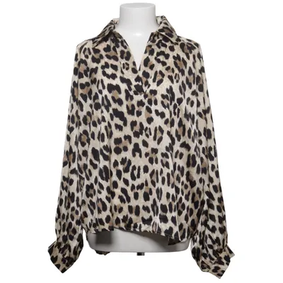 Blouse (Beige, Zwart, Bruin) van JS Millenium Polyester
