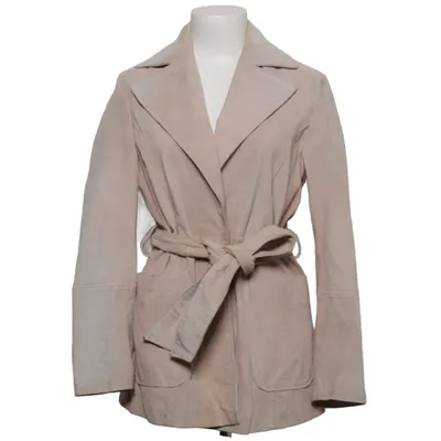 Ledersacko (Beige) von Mint & Berry Baumwolle, Elasthan, Leder, Polyester