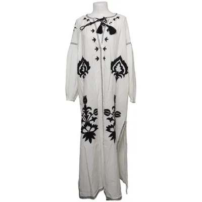 Maxikjole (Hvid, Sort) fra Zara Polyester