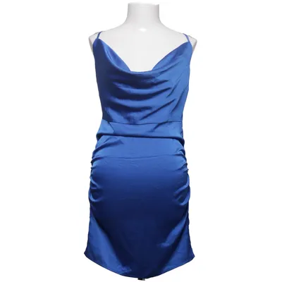 Wrap dress (Blue) from Boohoo Polyester
