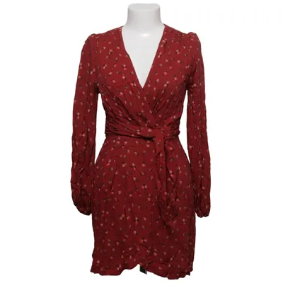 Robe portefeuille (Rouge, Multicolore) de Laurella Viscose