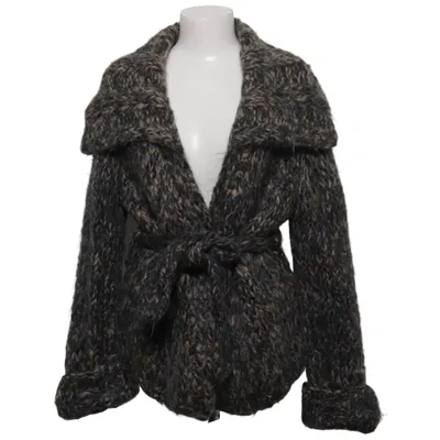 Cardigan (Blauw, Beige, Meerkleurig) van Lene Sand Acryl, Mohair, Polyamide, Wol